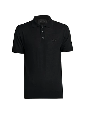 Knit Polo Shirt