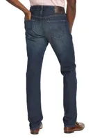 Tellis Stretch Slim-Straight Jeans