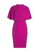 Kozia Draped Sheath Dress