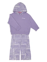 Little Girl's & Astro Paisley Hoodie