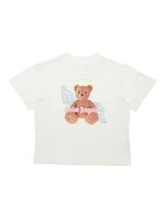 Little Girl's & Bear Angel T-Shirt