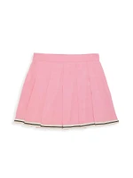 Little Girl's & Track Pleated Skirt