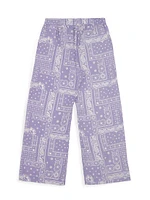 Little Boy's & Astro Paisley Split Sweatpants