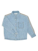 Little Boy's & Striped Chambray Shirt