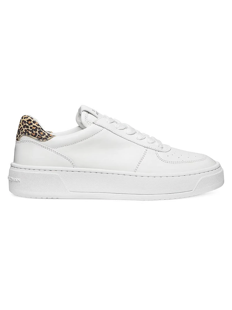 Courtside Leather Low-Top Sneakers