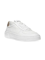 Courtside Leather Low-Top Sneakers