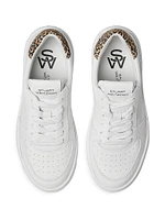 Courtside Leather Low-Top Sneakers