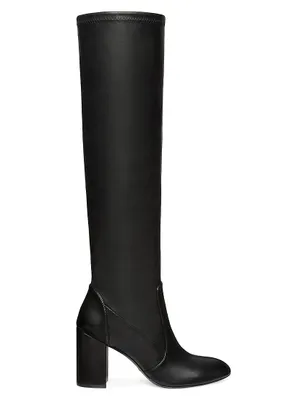 Yuliana 85MM Leather Knee-High Boots