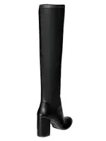 Yuliana 85MM Leather Knee-High Boots