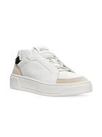 Courtside Retro Leather Low-Top Sneakers