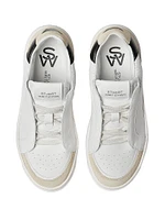 Courtside Retro Leather Low-Top Sneakers