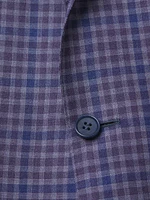 Siena Checked Wool Two-Button Sport Coat