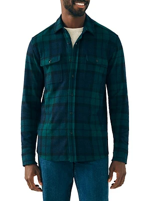 Legend Plaid Flannel Button-Front Shirt