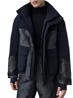 Farris Logo Hooded Down Ski Jacket