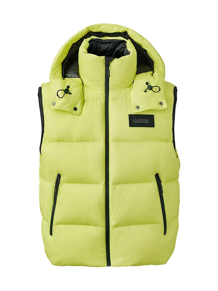 Hugh Hooded Down Vest