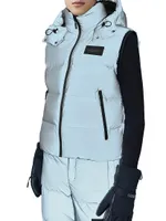 Hugh Hooded Down Vest