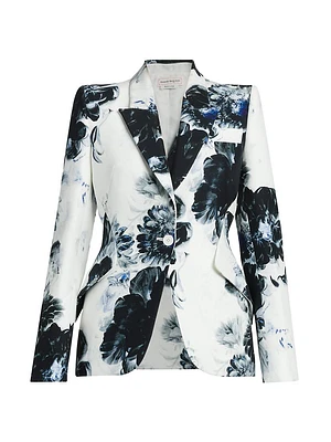 Chiaroscuro Floral Blazer