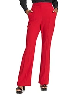 High-Rise Boot-Cut Trousers