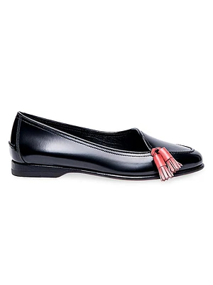 Patent Leather Tassel Loafers