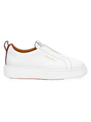 Vicky Leather Slip-On Sneakers