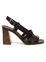 Venere 80MM Leather Sandals