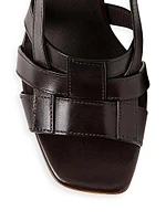 Venere 80MM Leather Sandals