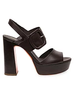 Bruxel 105MM Leather Platform Sandals