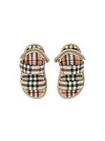 Little Kid's Check Sandals