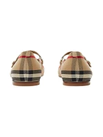 Girl's Heritage Check Mary Jane Flats