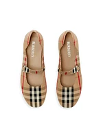 Girl's Heritage Check Mary Jane Flats