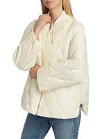 Boxy Quilted Ripstop Jacket