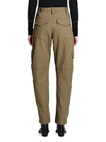 Straight-Leg Cotton-Blend Cargo Pants