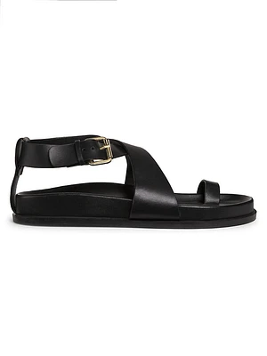 Dula Leather Open-Toe Sandals