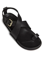 Dula Leather Open-Toe Sandals