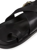 Dula Leather Open-Toe Sandals