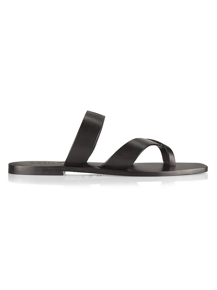 Carter Leather Slip-On Sandals