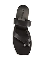 Carter Leather Slip-On Sandals