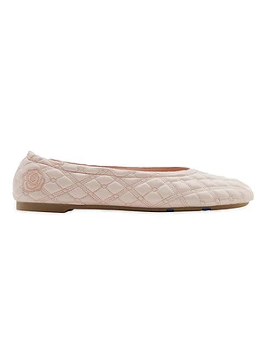 Sadler Quilted Leather Ballerina Flats