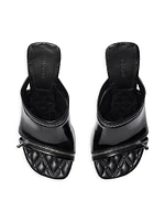 Peep 85MM Leather Sandals