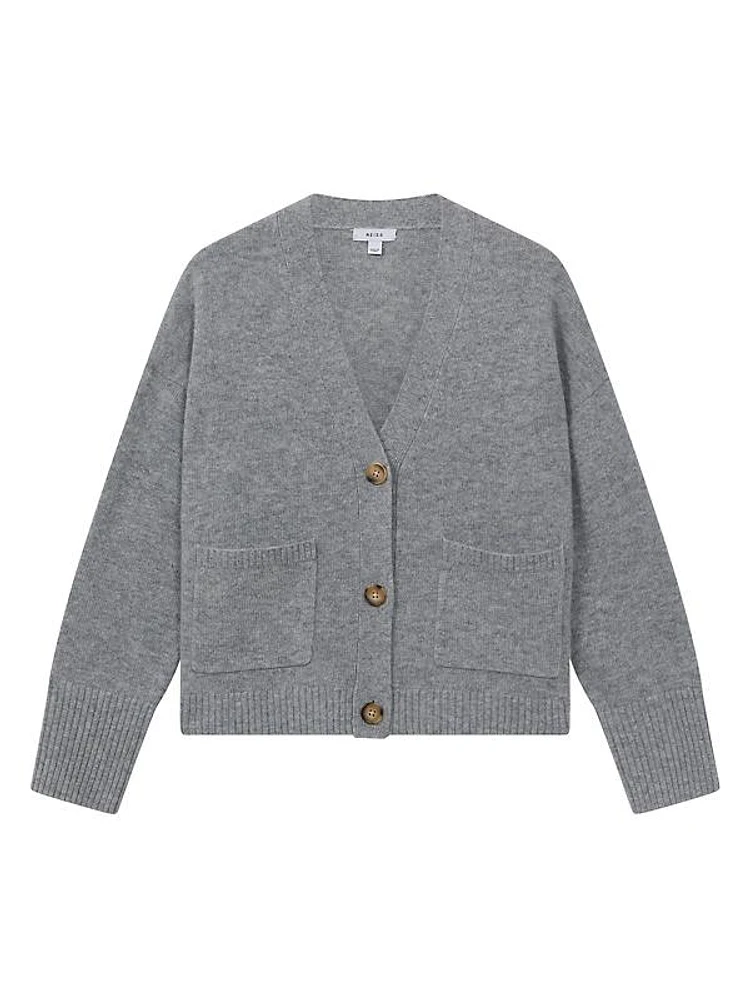 Juni Wool-Cashmere Cardigan