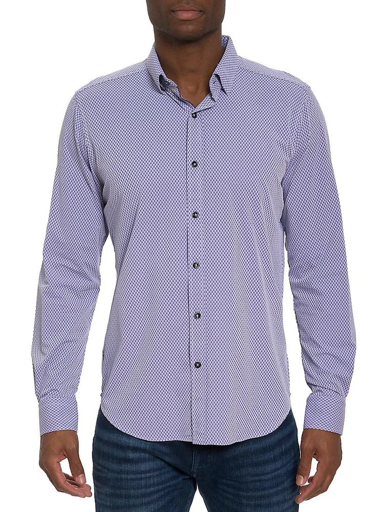 Tocci Gingham Button-Front Shirt