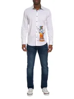 Apres-Ski Graphic Button-Front Shirt