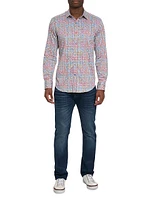 Seven Hills Graphic Button-Front Shirt