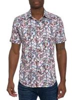 Monsoon Graphic Button-Front Shirt