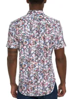 Monsoon Graphic Button-Front Shirt