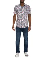 Monsoon Graphic Button-Front Shirt