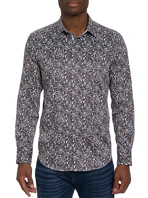 Aegean Woven Button-Up Shirt