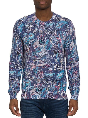 Meier Paisley Print Sweater