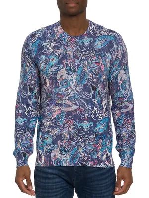 Meier Paisley Print Sweater