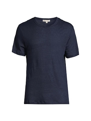 Linen Crewneck T-Shirt